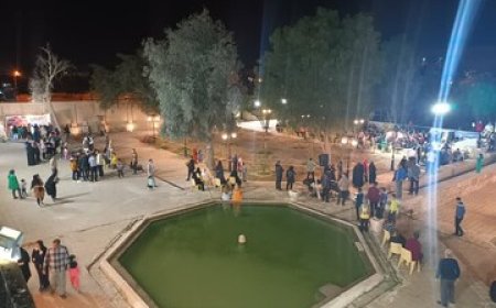 احیای رسم بابشو لارستان و رونق نوروزگاه سیاه چادرهای خفر