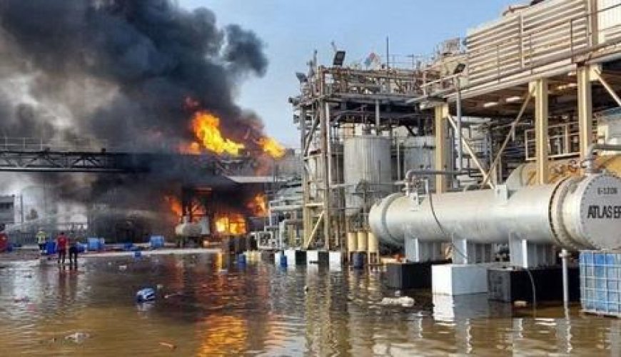 انفجار در پالایش نفت بندرعباس