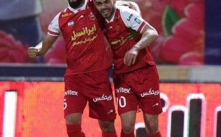 پرسپولیس به یک‌قدمی استقلال رسید