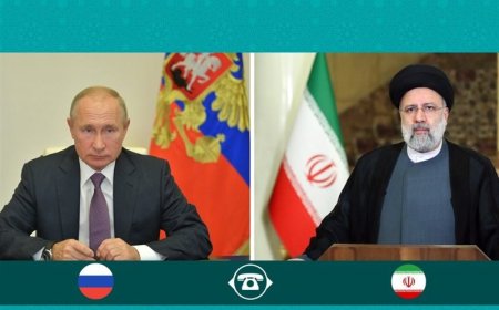 پوتین در گفتگو با رئیسی: پاسخ ایران بهترین تنبیه متجاوز بود