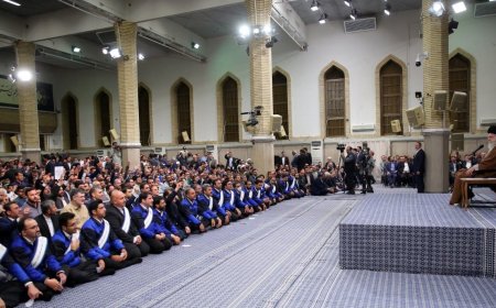رهبر انقلاب: با جهش تولید کشور ثروتمند می‌شود/تحریم‌ها ملت ایران را از پا درنمی‌آورد