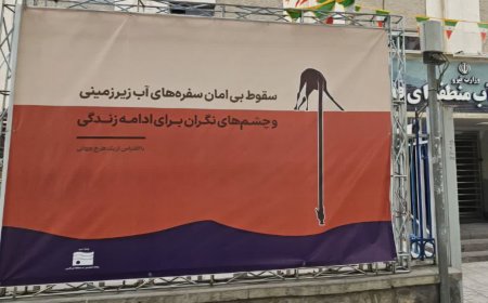تصویر تامل برانگیزی از افت سفره‌های زیر زمینی