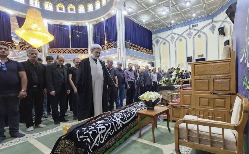 وداع با پیکر زنده‌یاد پروفسور هاشم شرقی در شیراز