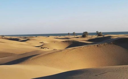 روستای درک چابهار؛ جایی که کویر و دریا به هم می‌رسند