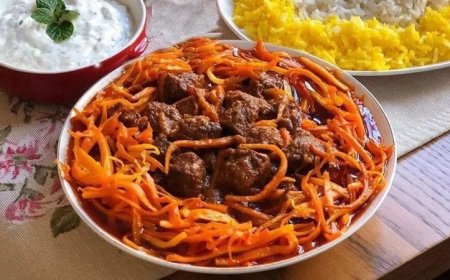 طرز تهیه خورشت آلو هویج تبریزی، غذای اصیل و خوشمزه