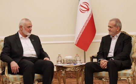 هنیه با پزشکیان دیدار کرد