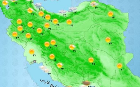 رگبار و رعدوبرق در شمال و جنوب کشور