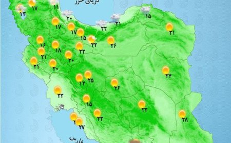 بارندگی در نیمه شمالی کشور