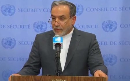سخنرانی عراقچی به انگلیسی در سازمان ملل: جهان باید نتانیاهوی خون‌خوار را متوقف کند