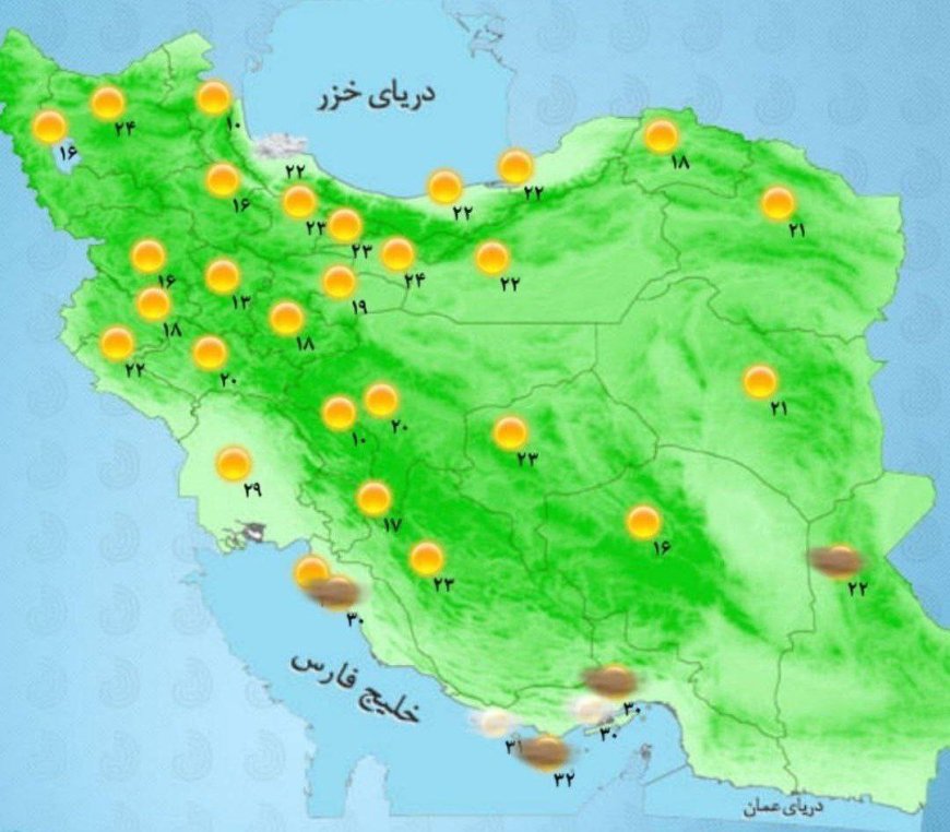احتمال بروز گردوخاک در مناطقی از شرق کشور