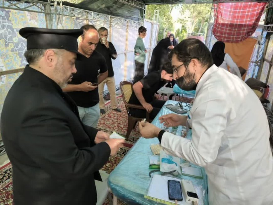 خدمات جهادی گروههای درمانی پزشکی کانون خدمت رضوی فارس در مشهد مقدس