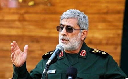 ببینید| حضور سردار قاآنی، فرمانده سپاه قدس در دفتر حماس در تهران