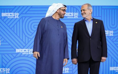 جزئیات دیدار مختصر پزشکیان با محمد بن‌زاید