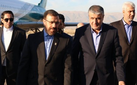 رئیس سازمان انرژی اتمی ایران وارد شیراز شد