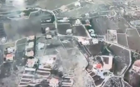 فیلم آخرالزمانی از منفجر کردن ۲۸ ساختمان در جنوب لبنان توسط اسرائیل