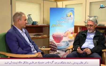 دکتر طالب بیدختی استاد و پژوهشگر دانشگاه : فارس بیش از آنکه مشکلات خاک داشته باشد مشکل آب دارد