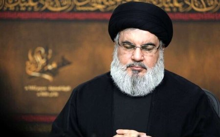 ببینید| پیام پسر سيد حسن نصرالله در مقابل ويرانه‌های خانه شان