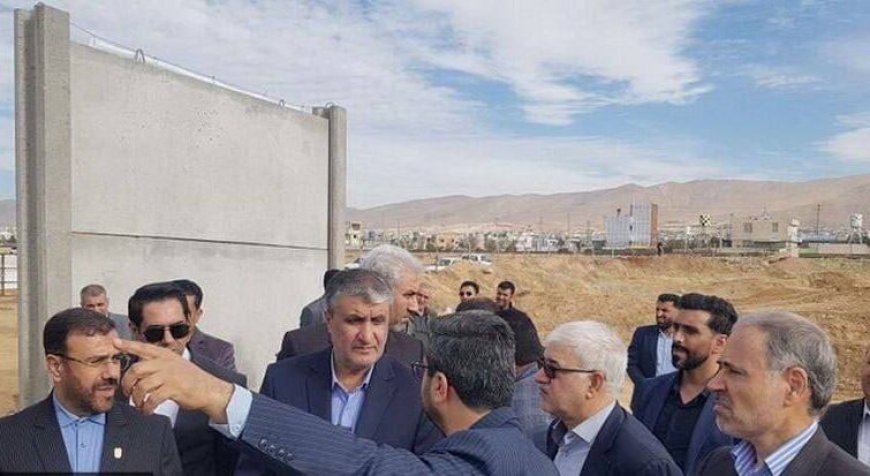 رییس سازمان انرژی اتمی از منطقه هسته‌ای فارس بازدید کرد