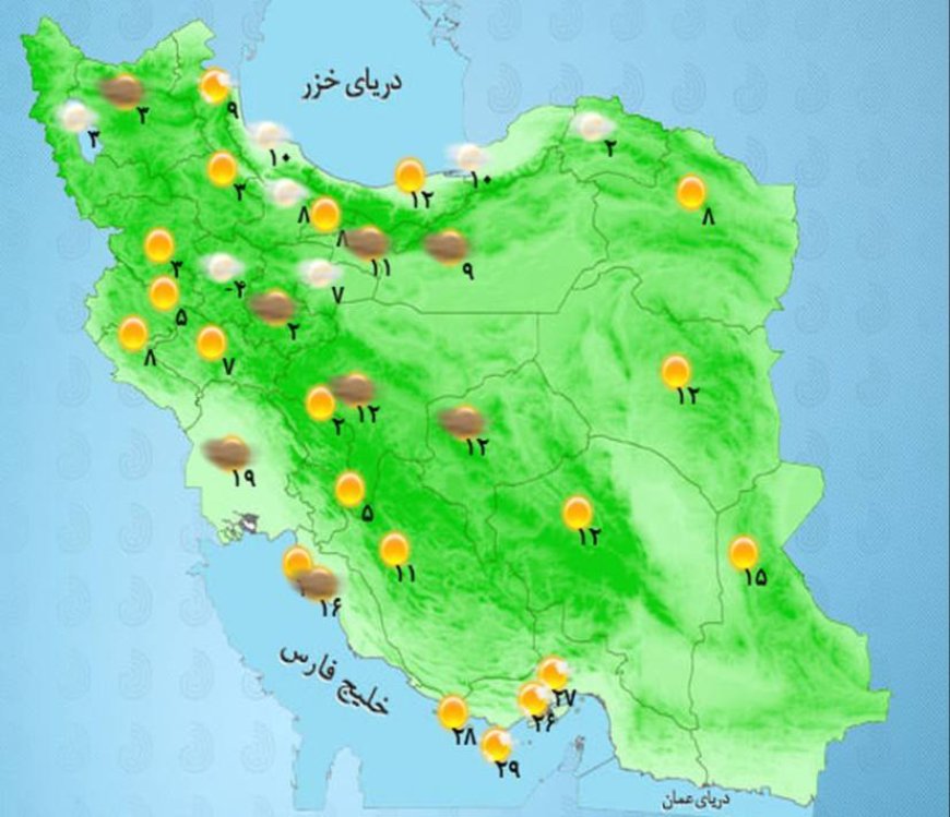 ورود سامانه بارشی از غرب کشور