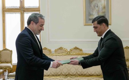 دیدار سفیر جدید ترکمنستان در تهران با عراقچی