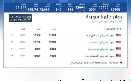 ارزش لیر سوریه پس از سقوط اسد همچنان در حال افزایش است!