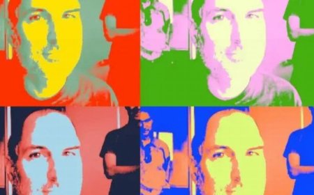 تصاویر متفاوت از استیوجابز هنگام آزمایش Photo Booth اپل