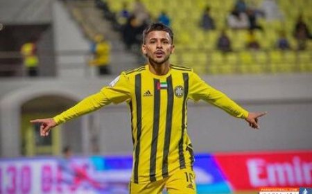 مهدی قایدی نامزد جایزه بهترین بازیکن ماه دسامبر لیگ امارات