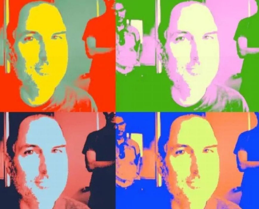 تصاویر متفاوت از استیوجابز هنگام آزمایش Photo Booth اپل