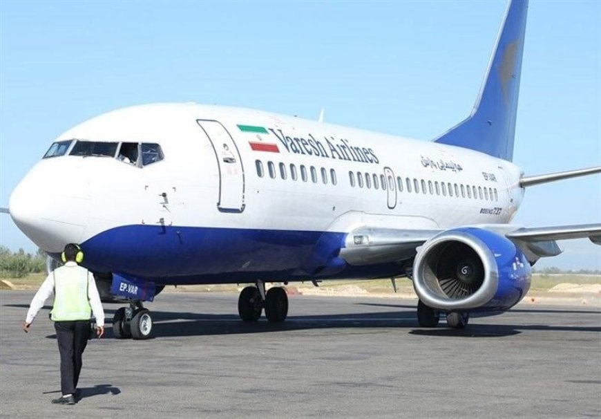 برخورد خودرو با هواپیما علت تاخیر پرواز هواپیمایی وارش