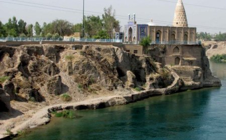 مرمت گنبد بقعه رودبند دزفول آغاز شد