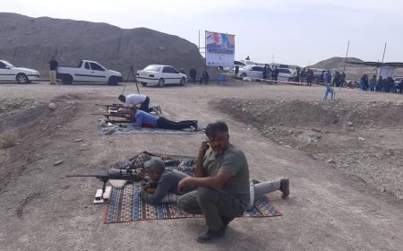 مسابقه کشوری تیراندازی با تفنگ گلوله زنی در دشتستان بوشهر برگزار شد