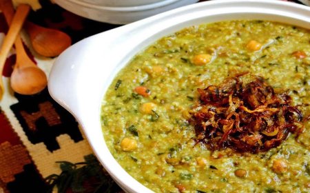 آش سبزی شیرازی را با این دستور اصیل درست کنید