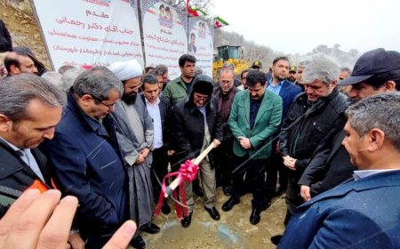 عملیات اجرایی بهسازی راه روستایی ده بزرگ- پیچاب باشت با اعتبار ۶۷۰ میلیارد ریال آغاز شد