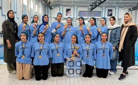 دختران فارس قهرمان لیگ واترپلو کشور شدند
