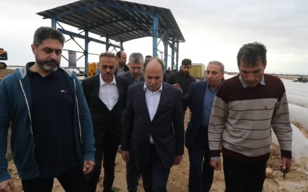 پروژه آبیاری تحت فشار شبانکاره مورد بازدید وزیر جهاد کشاورزی قرار گرفت