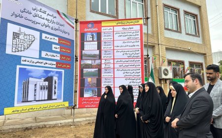 آغاز ساخت بازارچه مشاغل خانگی بانوان سرپرست خانوار بوشهر
