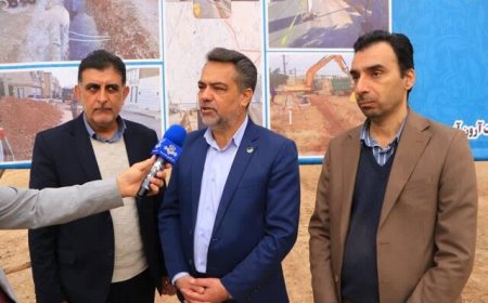 آغاز عملیات اجرایی تکمیل شبکه فاضلاب داراب