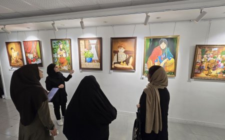 نمایشگاه آثار ۱۶ نقاش در حوزه هنری بوشهر گشایش یافت
