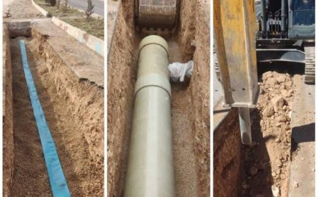 آغاز فاز سوم اجرای خط انتقال آبرسانی شهر صدرا