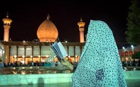 مراسم شب قدر در  حرم شاهچراغ (ع)