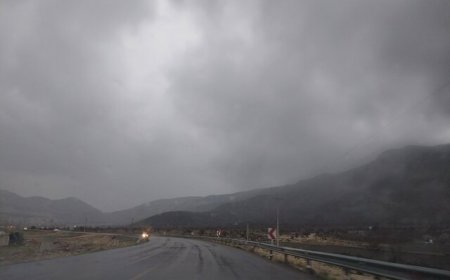 بارش باران در ۹ محور مواصلاتی فارس