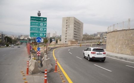 فاز نخست پروژه ساماندهی تقاطع غیرهمسطح جام‌جم بازگشایی شد