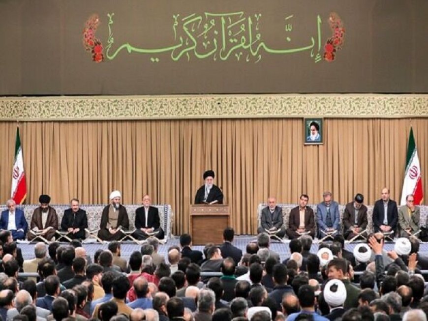 رهبر انقلاب: جزو کشورهایی هستیم که با یک جبهه‌ وسیعی از قدرت‌مداران مواجه‌ایم