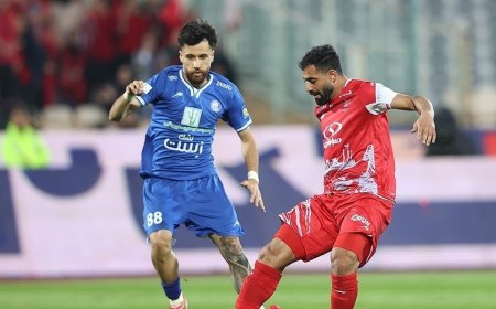 تساوی پرسپولیس و استقلال خوزستان در آزادی
