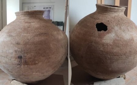 عکس‌های جدید از خمرۀ نویافته در حوالی تخت جمشید و توضیحات بیشتر