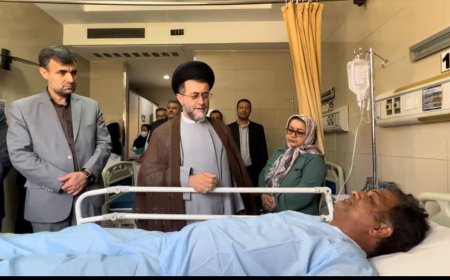 رئیس کل‌دادگستری فارس از مصدومین حادثه انفجار  بندر عباس عیادت کرد