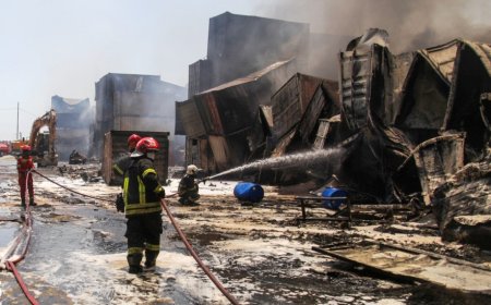 استاندار هرمزگان: فرضیه خرابکاری حادثه بندر شهید رجایی از استحکام لازم برخوردار نیست