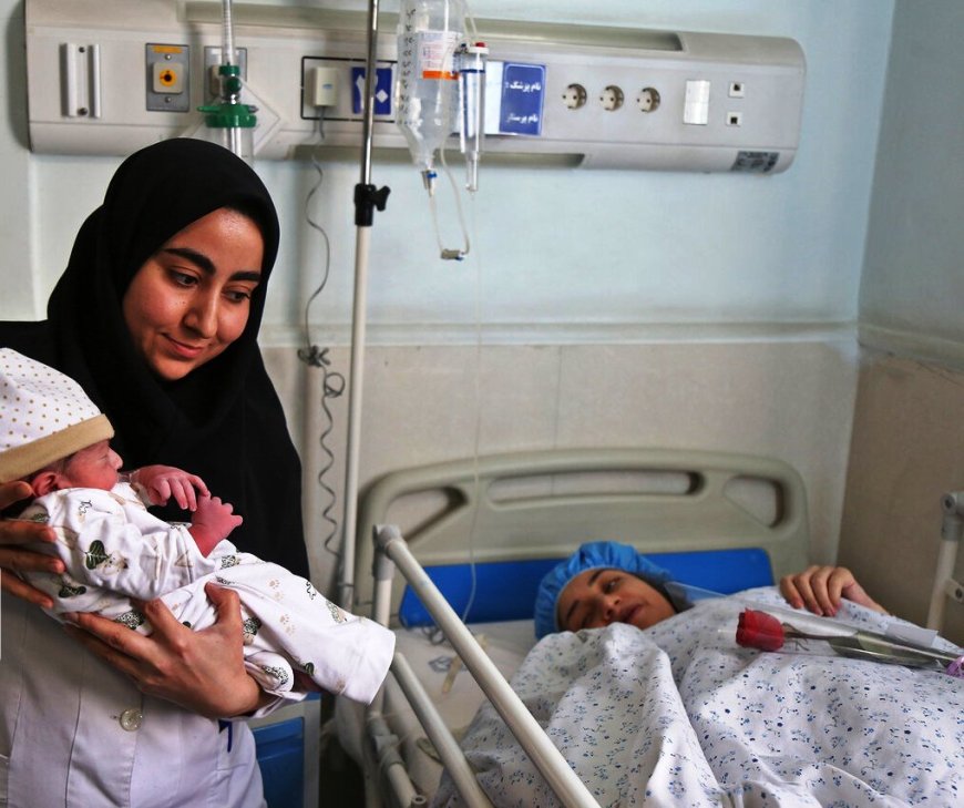 استقبال مادران قشمی از زایمان طبیعی بدون درد