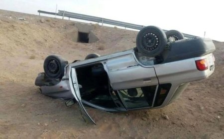 انحراف از جاده خودرو پراید در آبادان هفت مصدوم برجا گذاشت