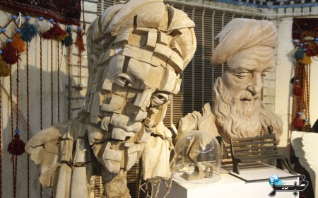 گزارش تصویری از نمایشگاه تندیس ها والمان های شهری استاد علی قصرالدشتی